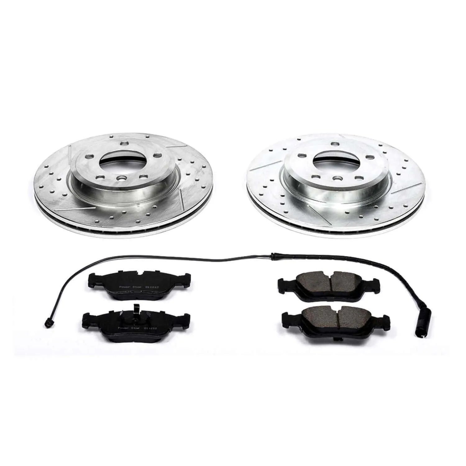 Power Stop K867 - Z23 Evolution Sport Performance 1-Click Brake Kit With Hardware (Front)