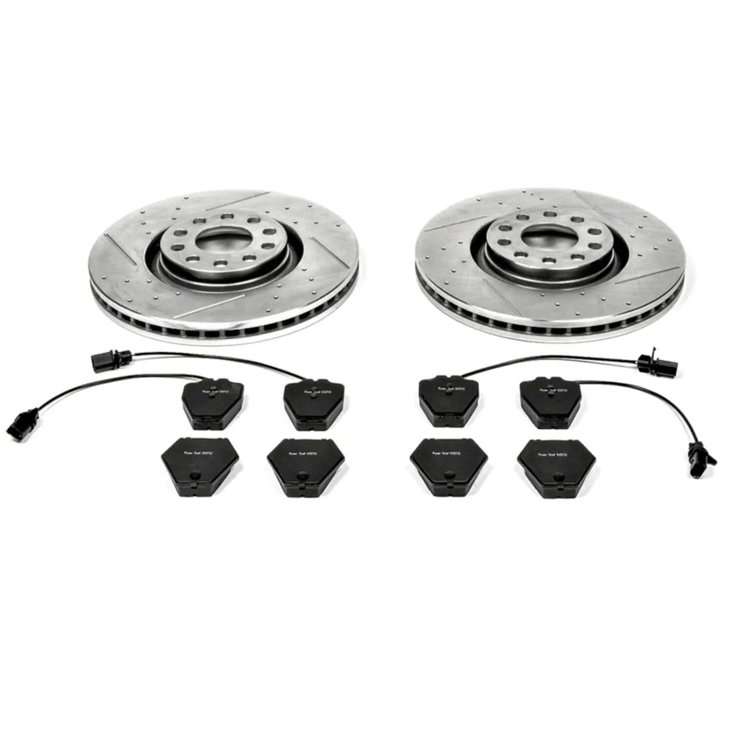 Power Stop K886 - Z23 Evolution Sport Performance 1-Click Brake Kit With Hardware (Front)