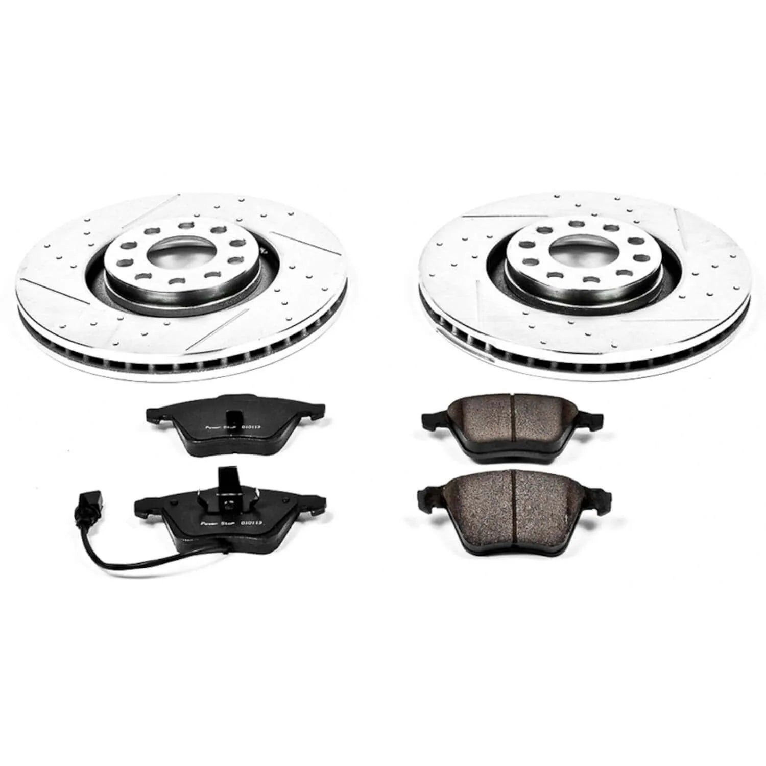 Power Stop K891 - Z23 Evolution Sport Performance 1-Click Brake Kit With Hardware (Front)