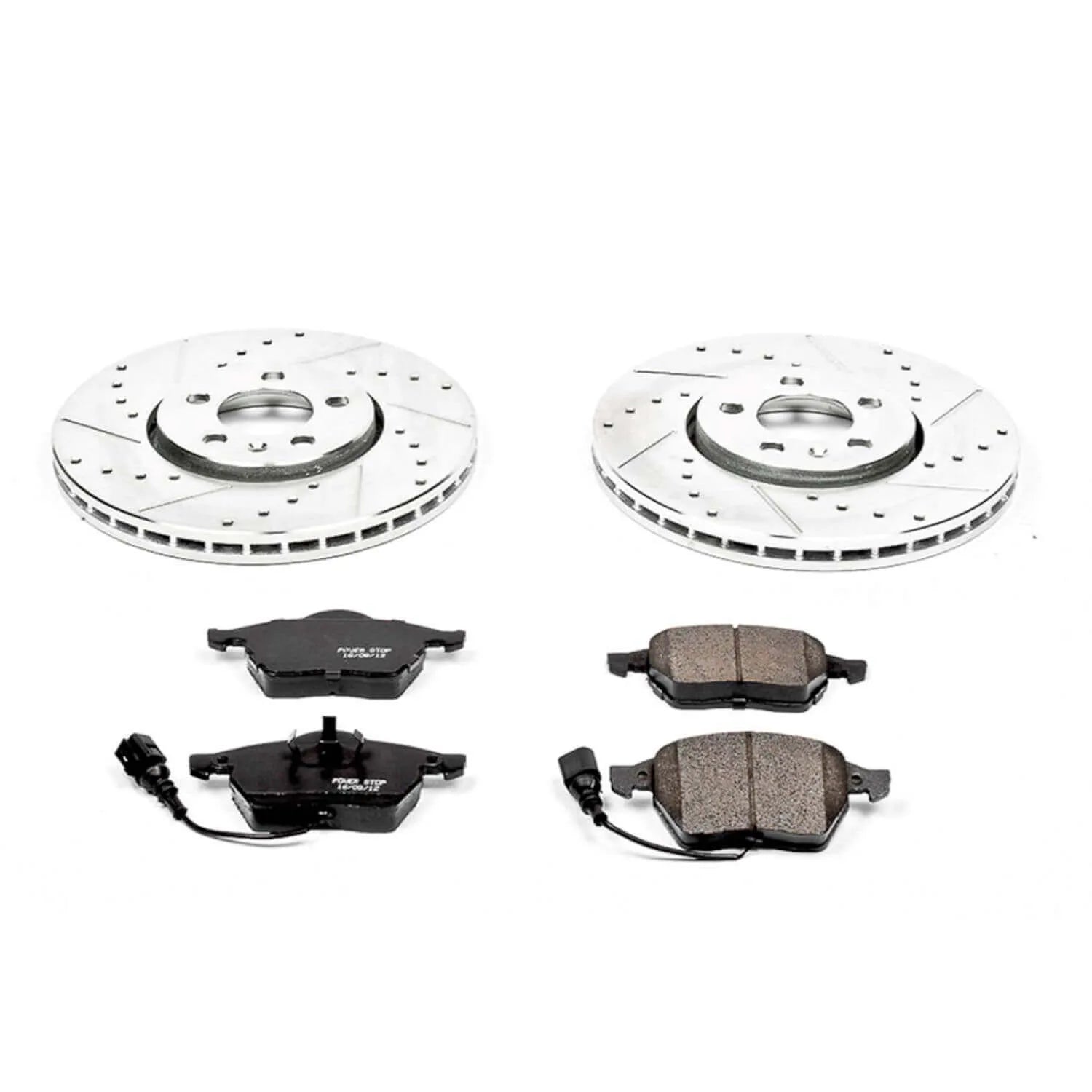 Power Stop K898 - Z23 Evolution Sport Performance 1-Click Brake Kit With Hardware (Front)