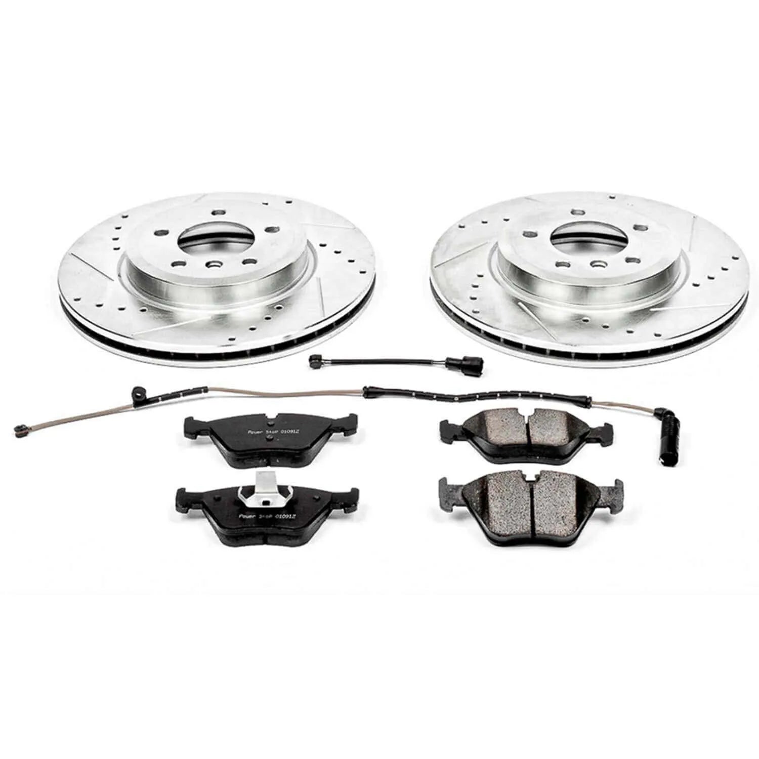 Power Stop K928 - Z23 Evolution Sport Performance 1-Click Brake Kit With Hardware (Front)