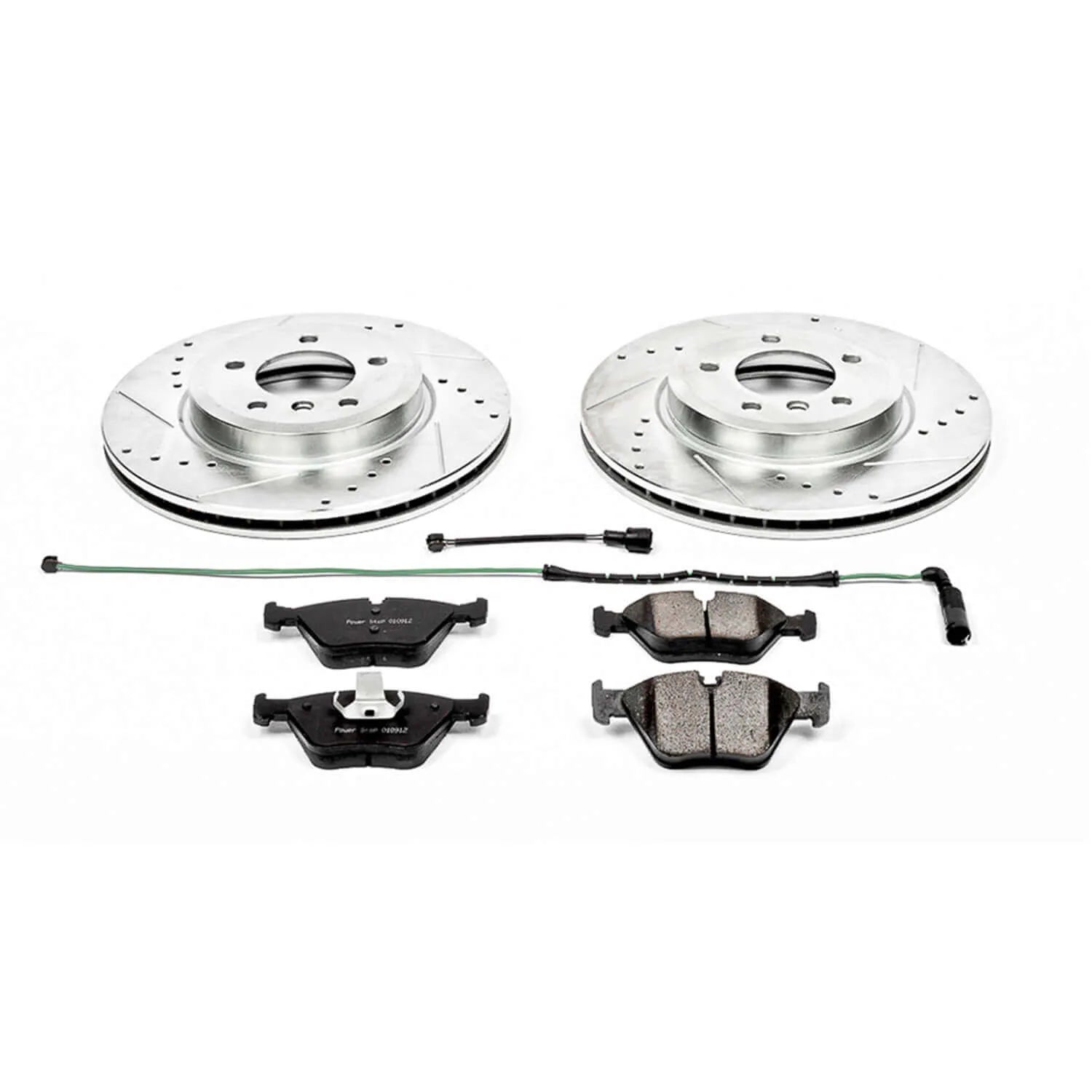 Power Stop K933 - Z23 Evolution Sport Performance 1-Click Brake Kit With Hardware (Front)