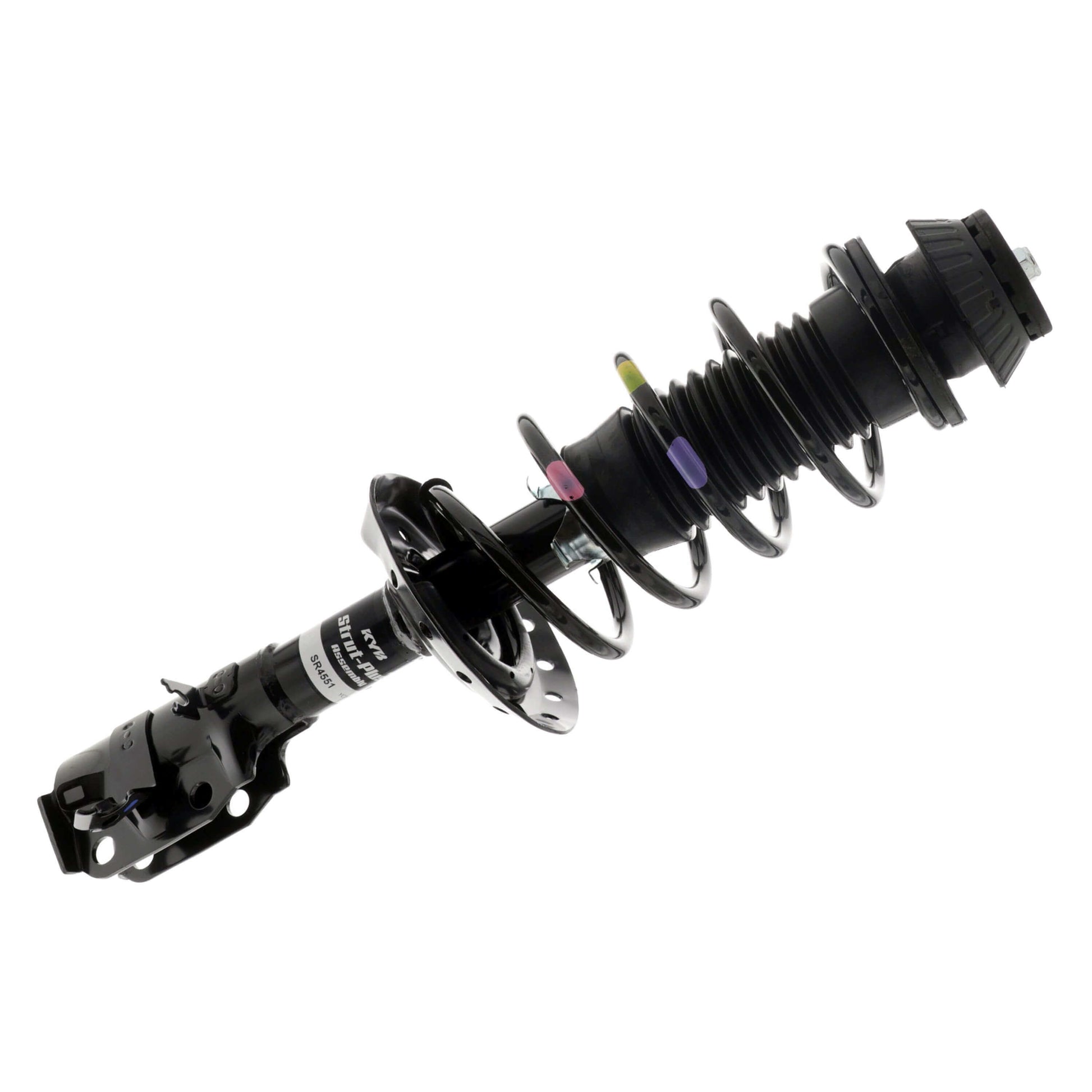 KYB SR4551 Strut Plus Front Passenger Side Twin Tube Complete Strut Assembly for 2015–2019 Honda FIT
