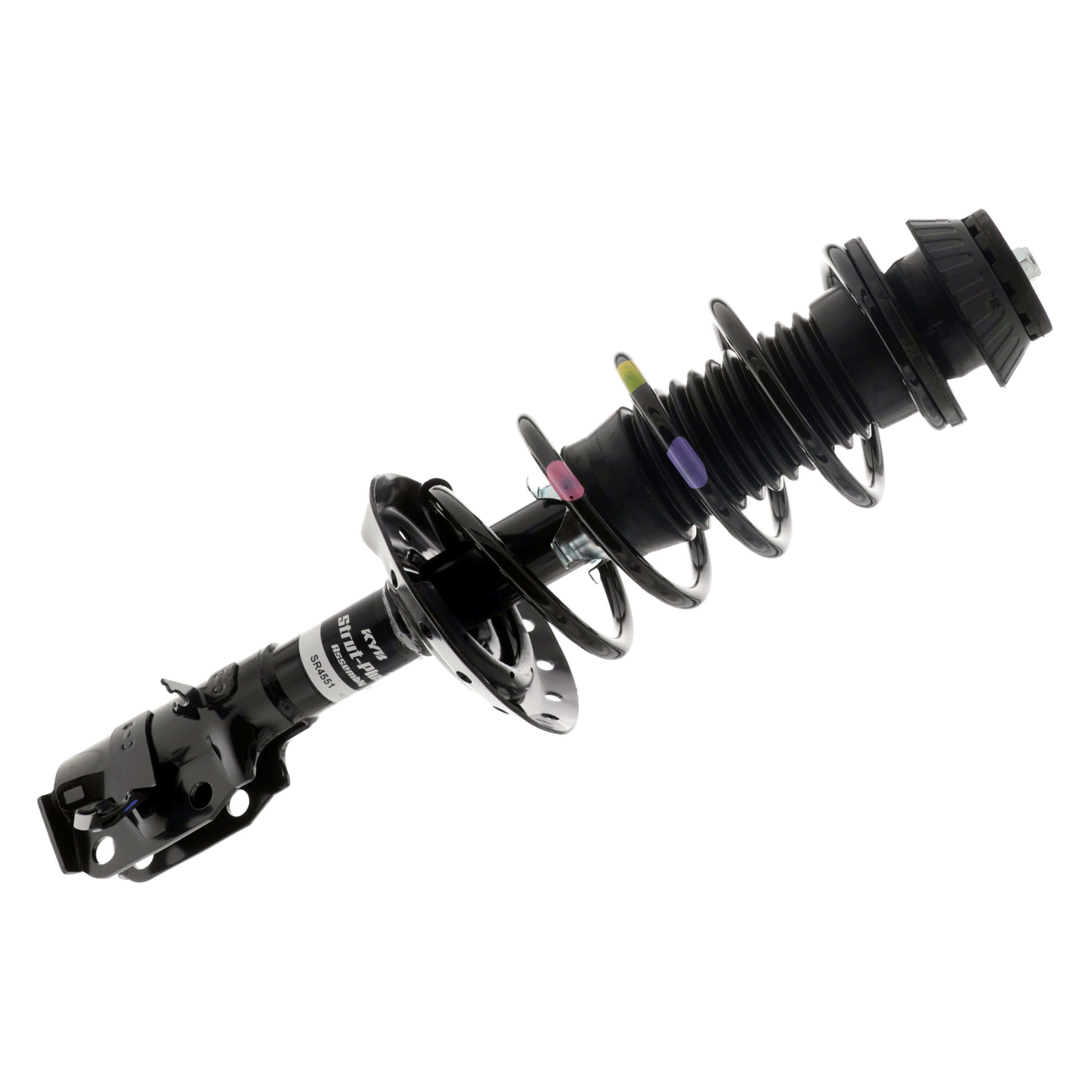 KYB SR4551 Strut Plus Front Passenger Side Twin Tube Complete Strut Assembly for 2015–2019 Honda FIT