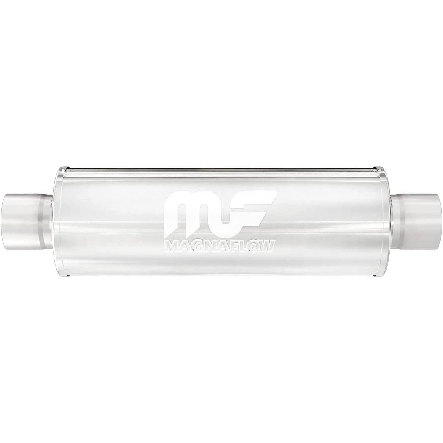 MagnaFlow 10419 Performance Stainless Steel Muffler (2.25" ID Center/2.25" OD Center)