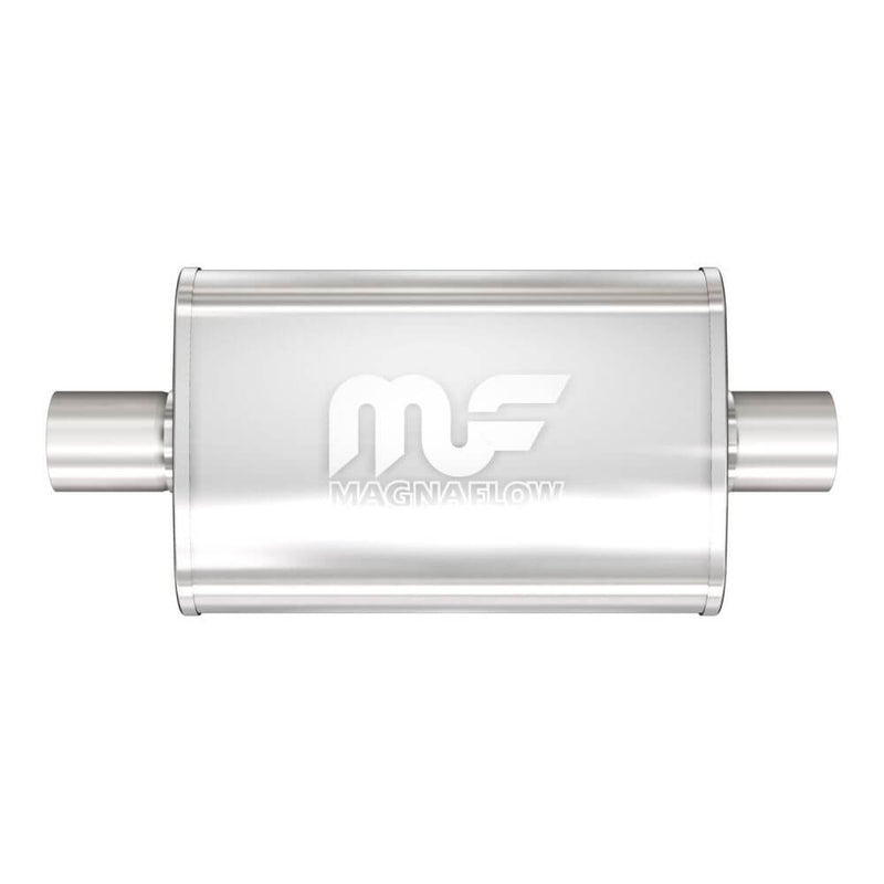 MagnaFlow 11216 Performance Stainless Steel Muffler (2.5" ID Center/2.5" OD Center)