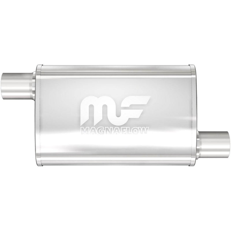 MagnaFlow 11239 Performance Stainless Steel Muffler (3" ID Center/3" OD Center)