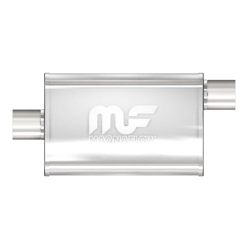 MagnaFlow 11255 Performance Stainless Steel Muffler (2.25" ID Offset/2.25" OD Center)