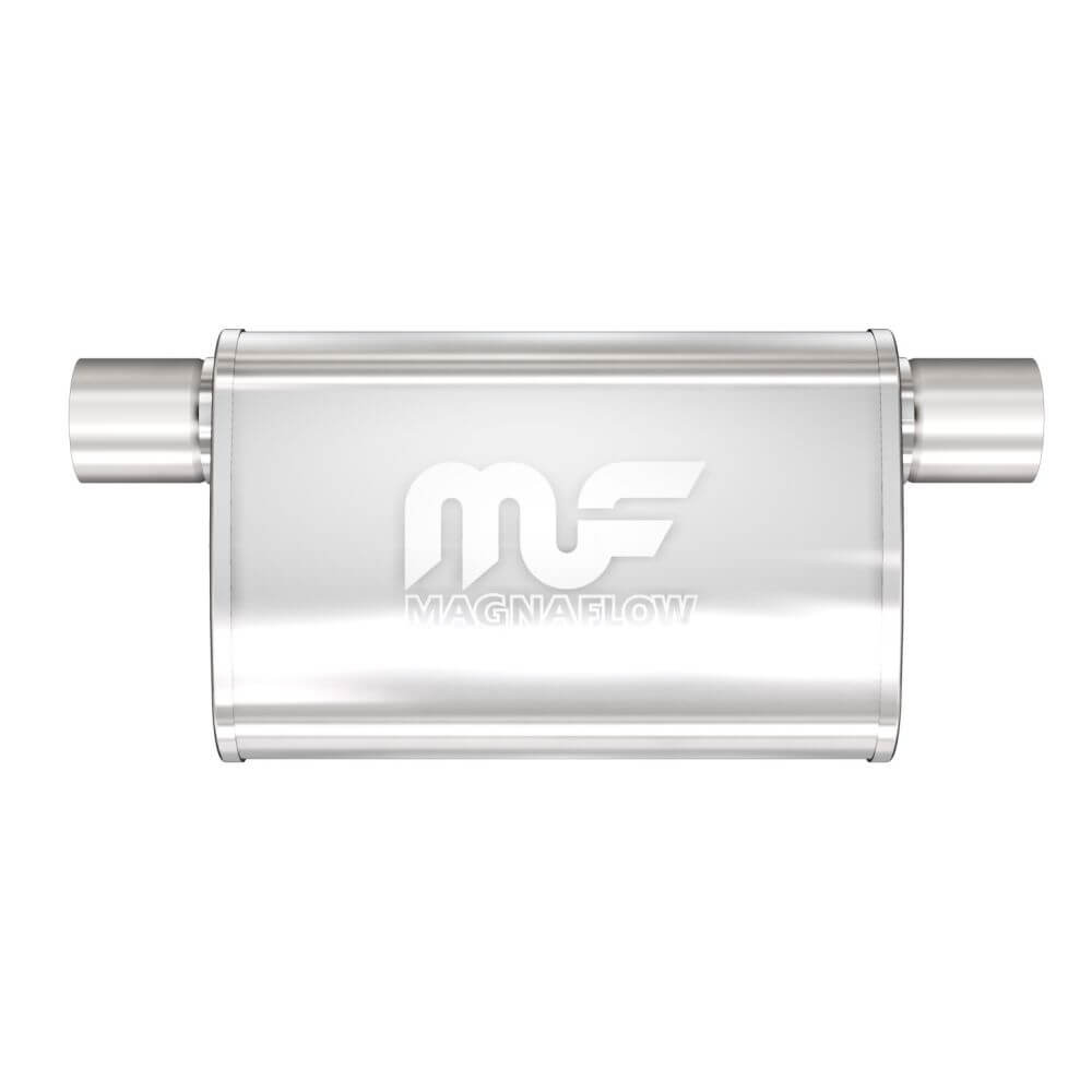 MagnaFlow 11375 Performance Stainless Steel Muffler (2.25" ID Offset/2.25" OD Offset)