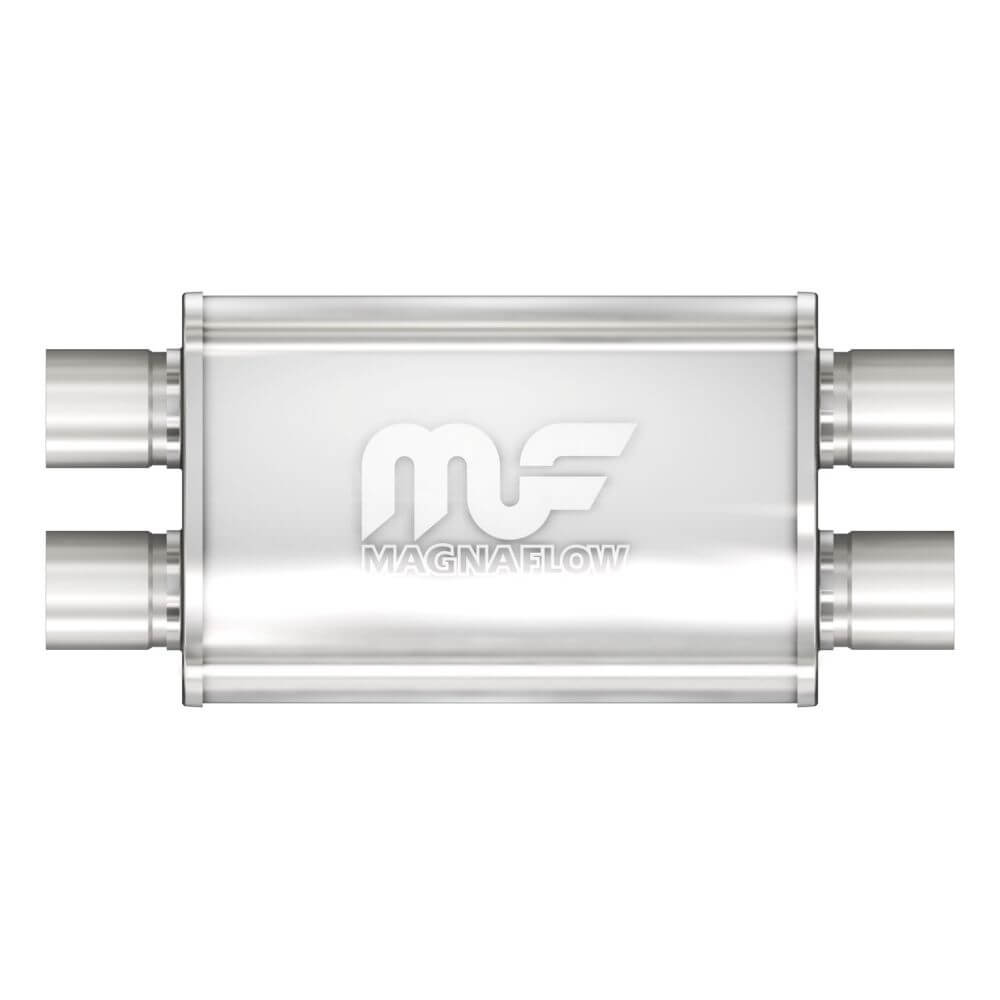 MagnaFlow 11379 Performance Stainless Steel Muffler (2.5" ID Dual/2.5" OD Dual)