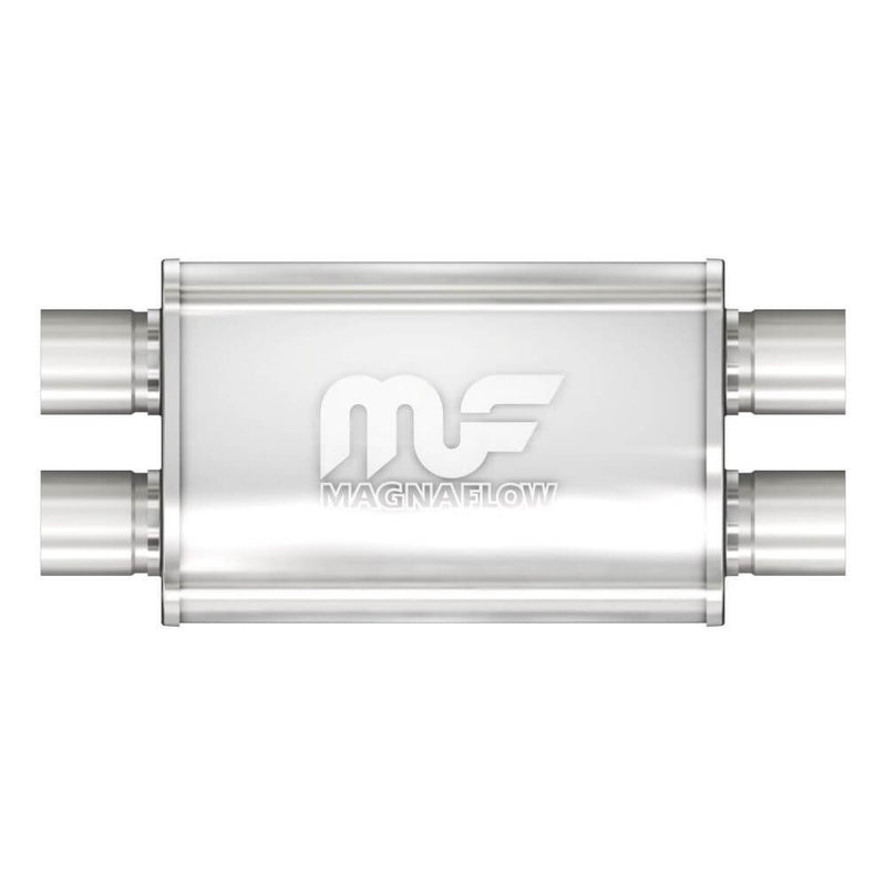MagnaFlow 11386 Performance Stainless Steel Muffler (2.5" ID Dual/2.5" OD Dual)