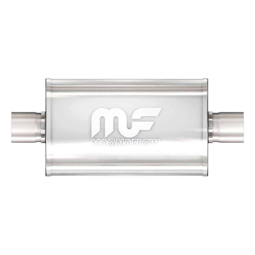 MagnaFlow 12249 Performance Stainless Steel Muffler (3" ID Center/3" OD Center)