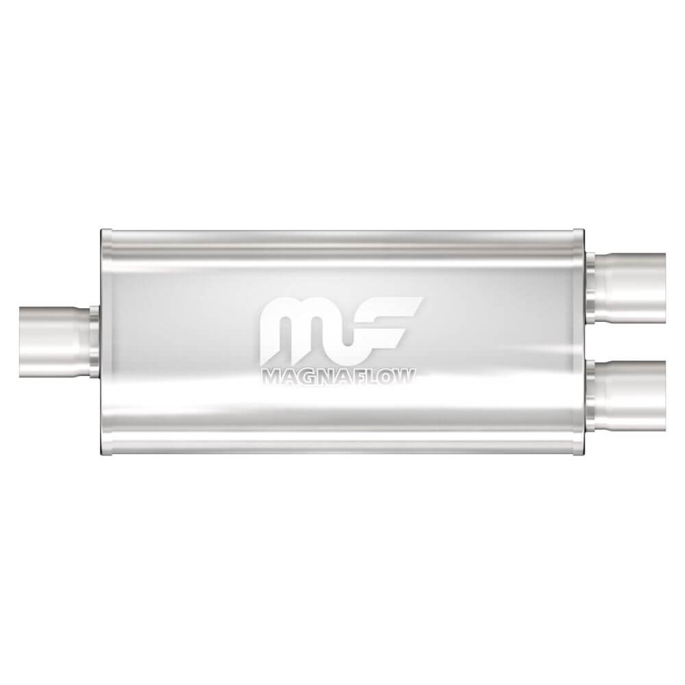 MagnaFlow 12278 Performance Stainless Steel Muffler (3" ID Center/2.25" OD Dual)