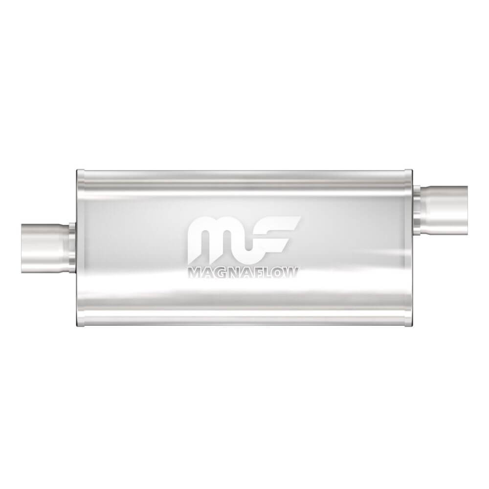 MagnaFlow 12286 Performance Stainless Steel Muffler (2.5" ID Offset/2.5" OD Center)