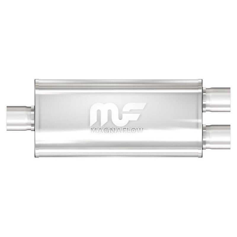 MagnaFlow 12288 Performance Stainless Steel Muffler (3" ID Center/2.5" OD Dual)