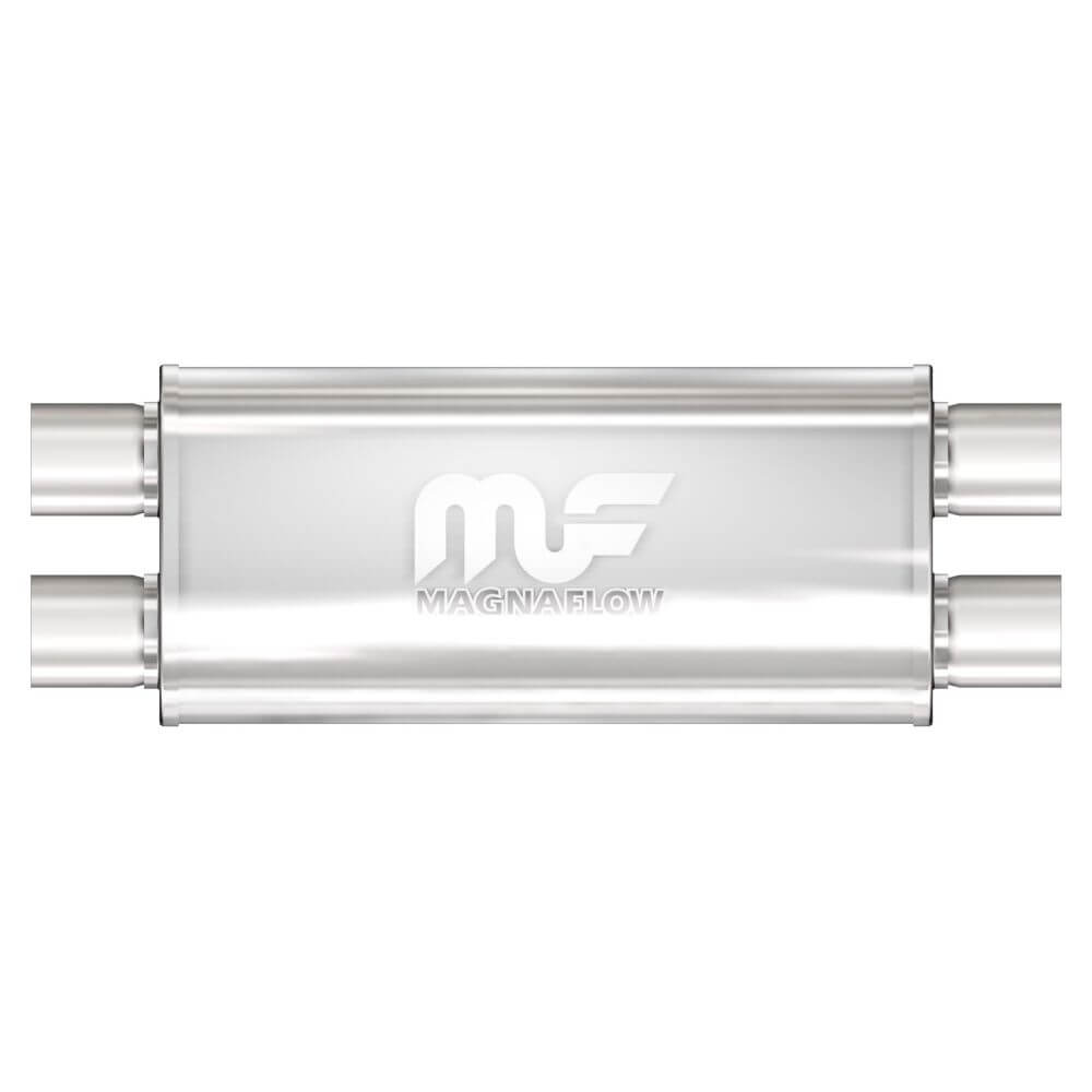 MagnaFlow 12468 Performance Stainless Steel Muffler (2.5" ID Dual/2.5" OD Dual)