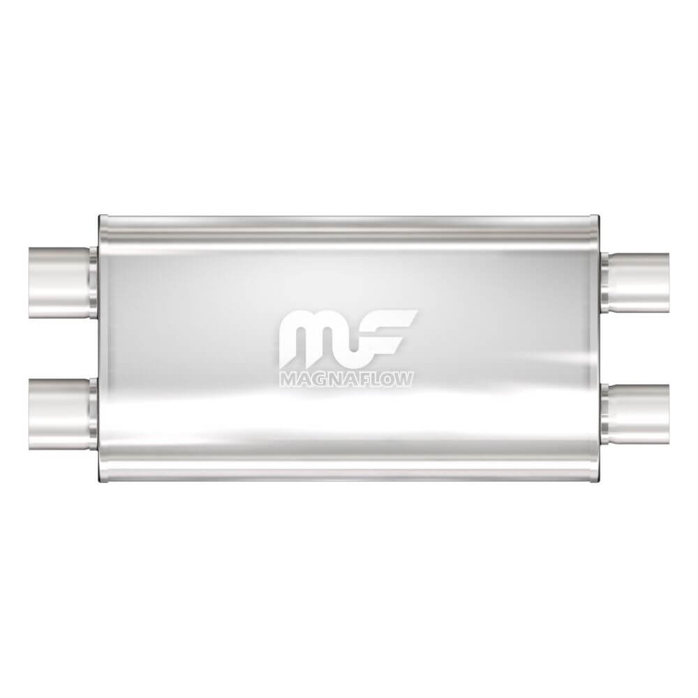 MagnaFlow 12568 Performance Stainless Steel Muffler (2.5" ID Dual/2.5" OD Dual)
