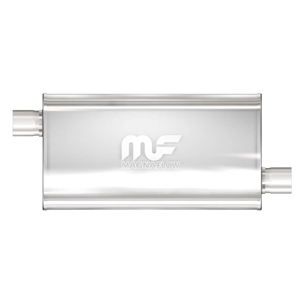 MagnaFlow 12577 Performance Stainless Steel Muffler (2.5" ID Offset/2.5" OD Offset)