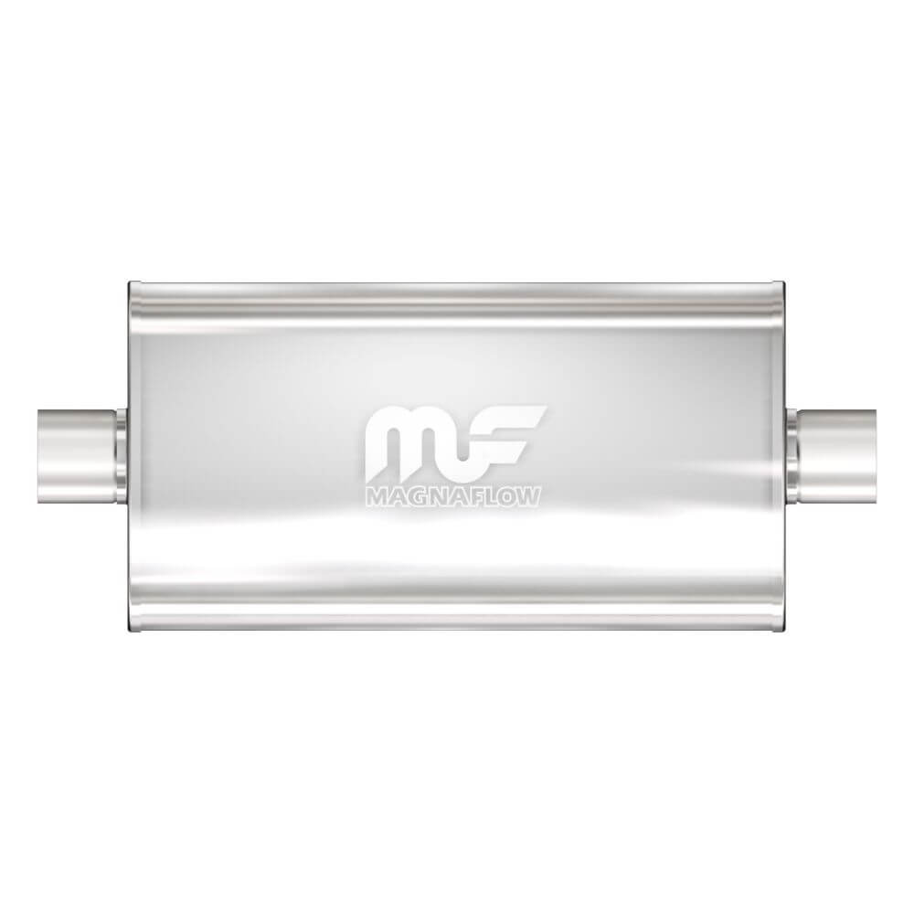 MagnaFlow 12579 Performance Stainless Steel Muffler (3" ID Center/3" OD Center)