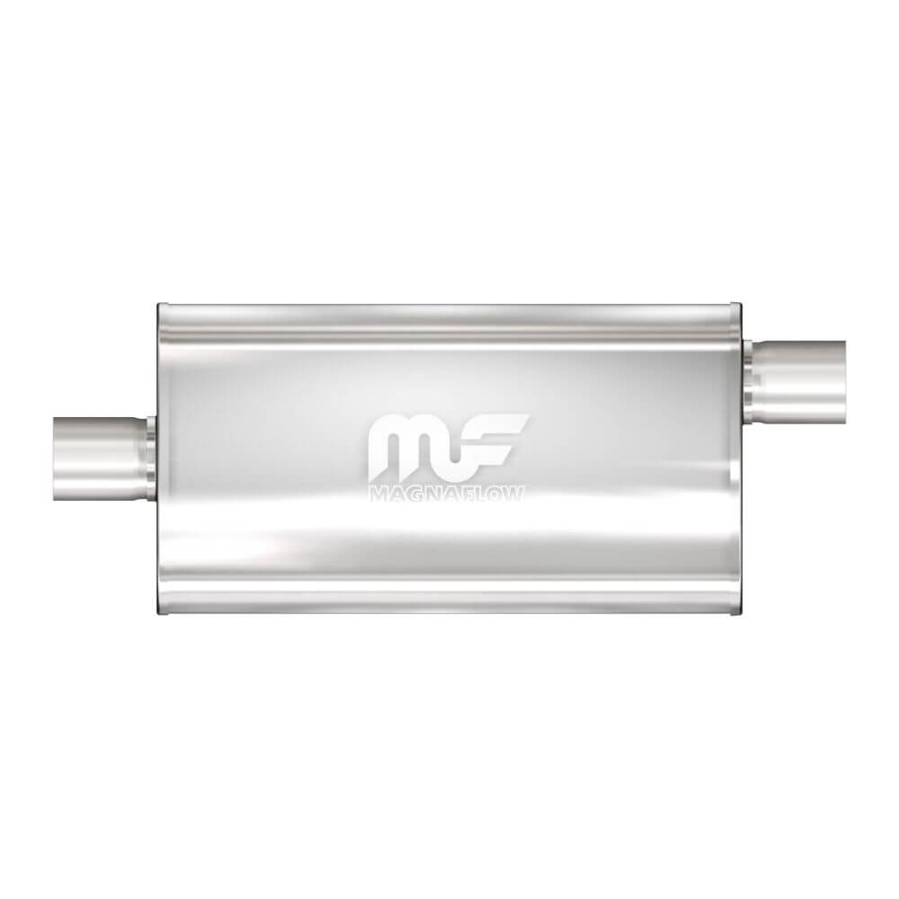 MagnaFlow 12586 Performance Stainless Steel Muffler (2.5" ID Center/2.5" OD Offset)