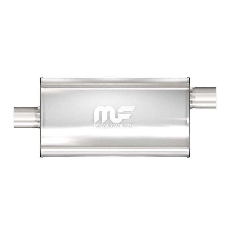 MagnaFlow 12586 Performance Stainless Steel Muffler (2.5" ID Center/2.5" OD Offset)