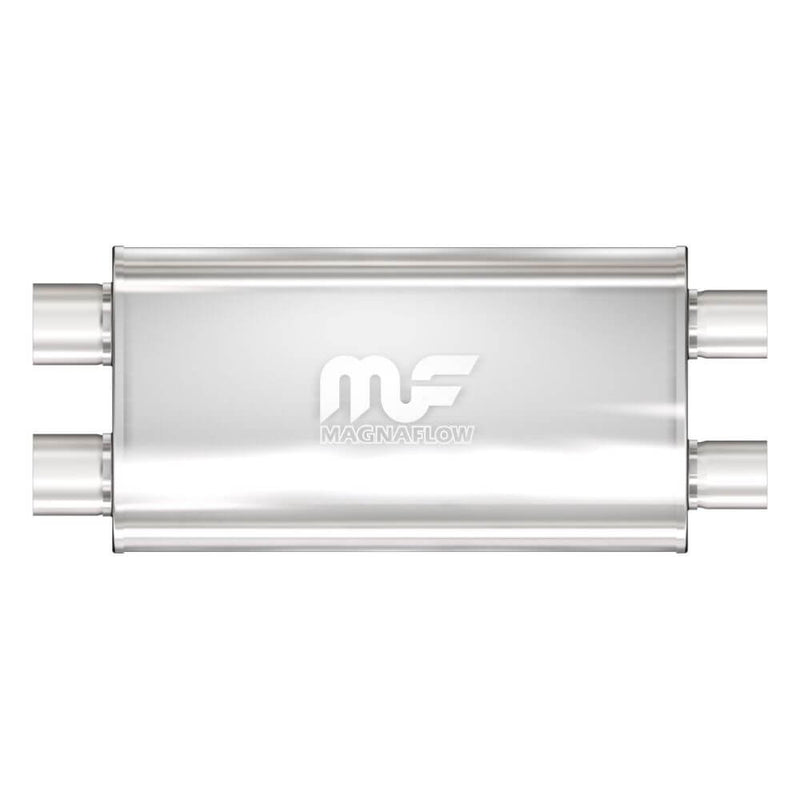 MagnaFlow 12599 Performance Stainless Steel Muffler (3" ID Dual/3" OD Dual)