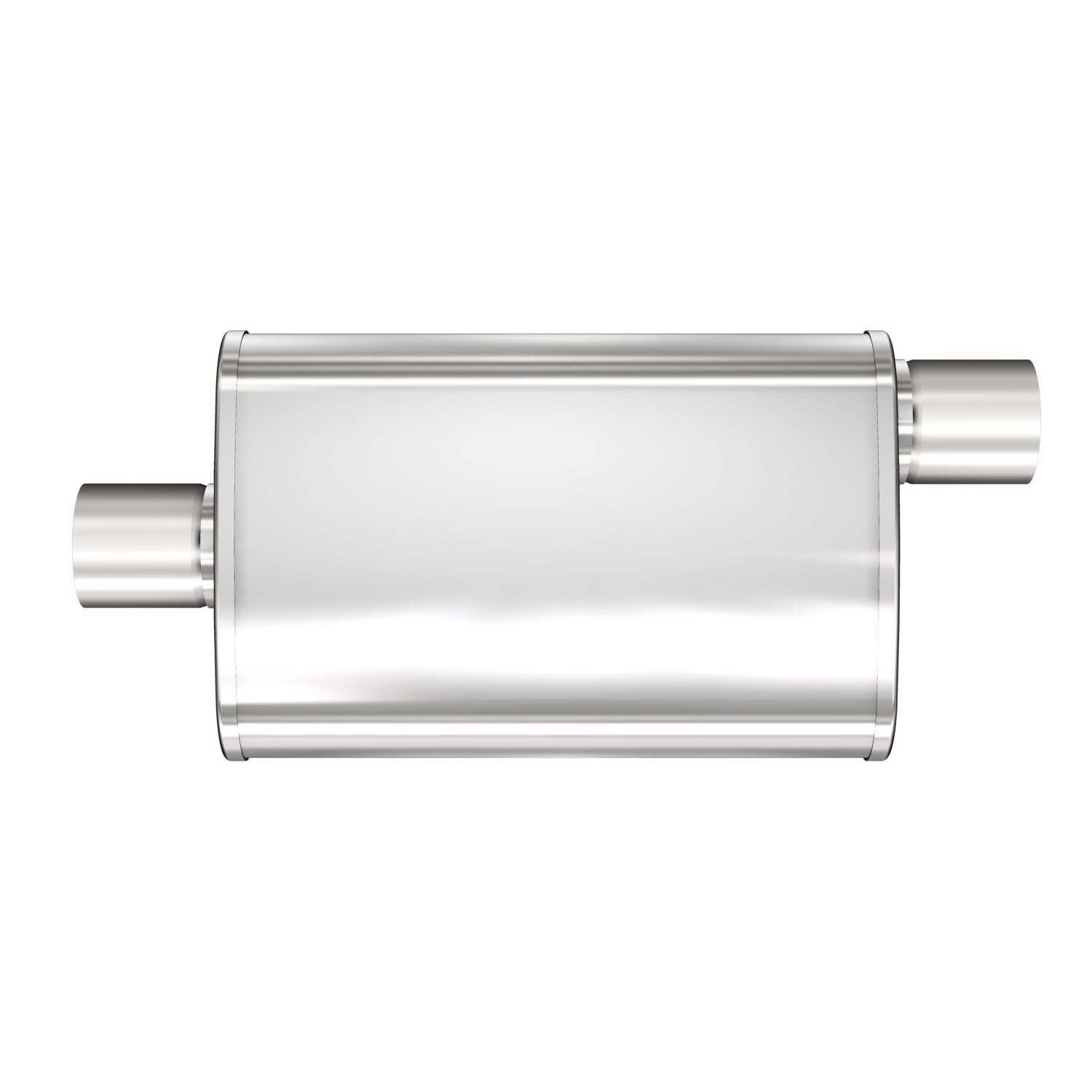 MagnaFlow 13216 XL Series Stainless Steel Muffler (2.5" ID Center/2.5" OD Offset)