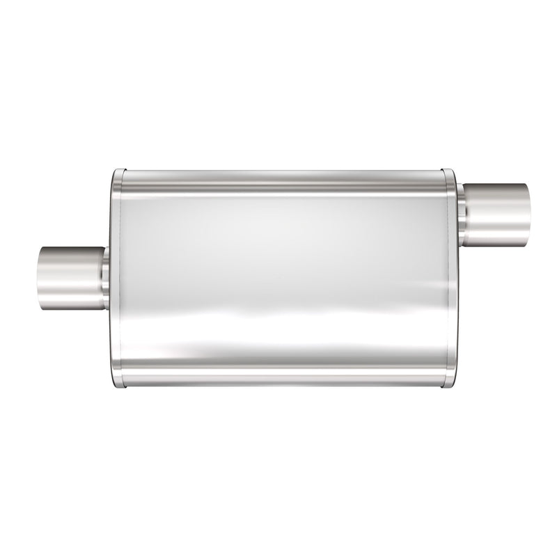 MagnaFlow 13216 XL Series Stainless Steel Muffler (2.5" ID Center/2.5" OD Offset)
