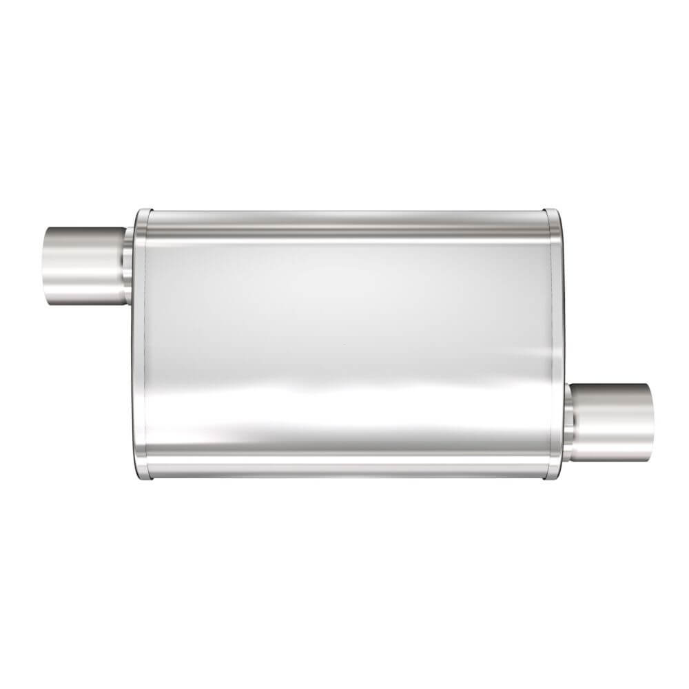 MagnaFlow 13265 XL Series Stainless Steel Muffler (2.25" ID Offset/2.25" OD Offset)