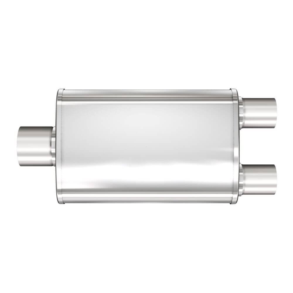 MagnaFlow 13288 XL Series Stainless Steel Muffler (3" ID Center/2.5" OD Dual)