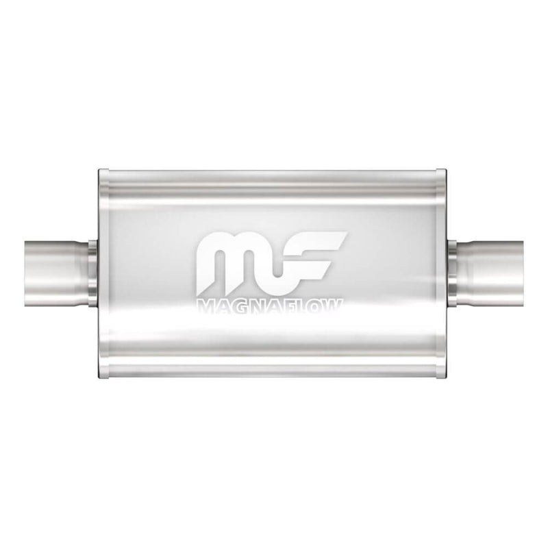 MagnaFlow 14153 Race Series Stainless Steel Muffler (4" ID Center/4" OD Center)