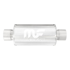 MagnaFlow 14158 Race Series Stainless Steel Muffler (2.5" ID Center/2.5" OD Center)