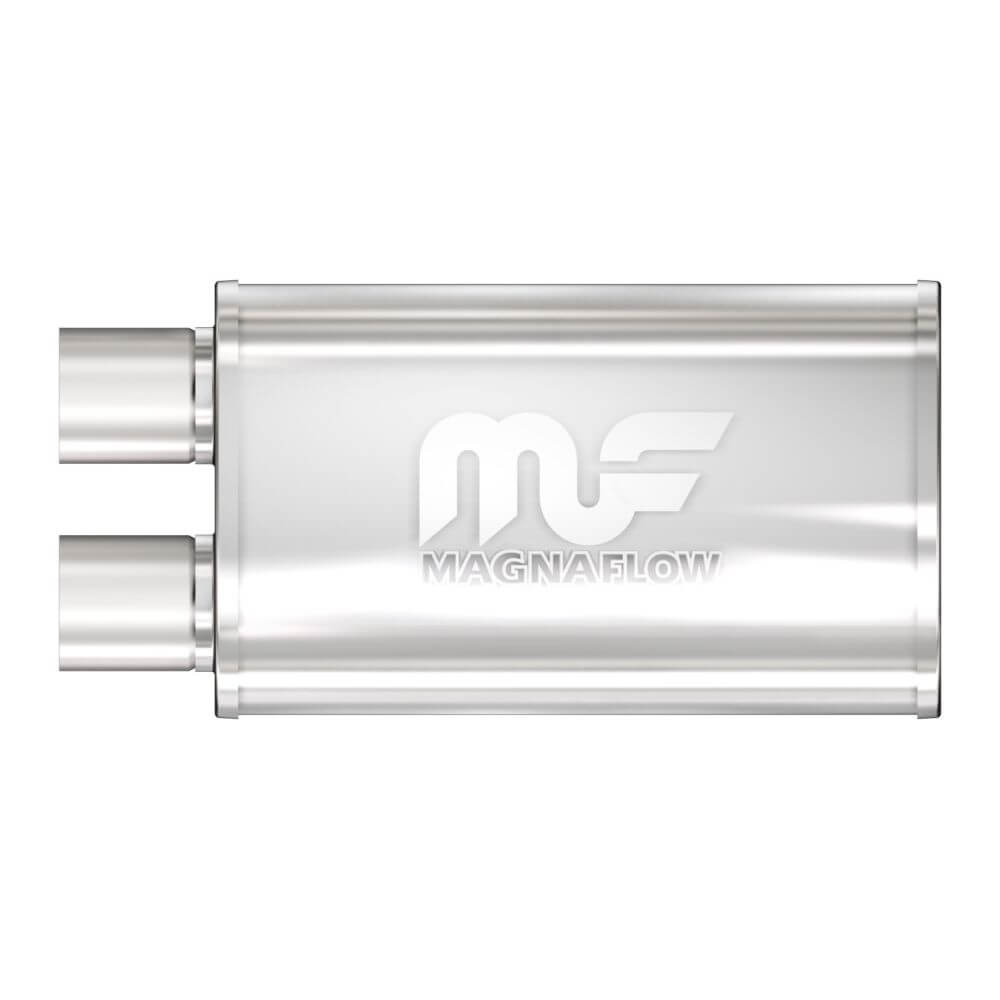 MagnaFlow 14210 Performance Stainless Steel Muffler (2.5" ID Offset/2.5" OD Offset)