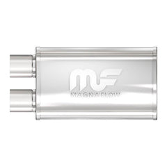 MagnaFlow 14210 Performance Stainless Steel Muffler (2.5" ID Offset/2.5" OD Offset)