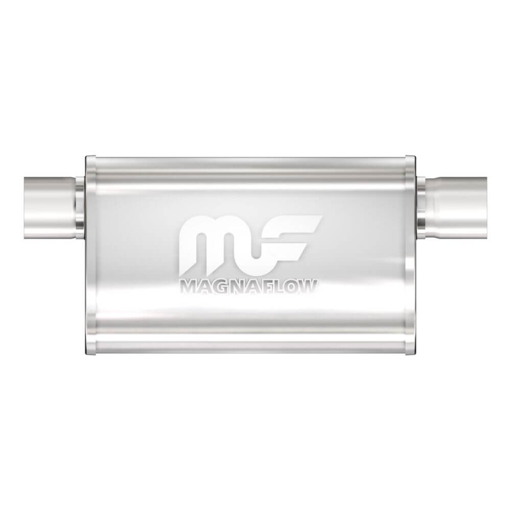 MagnaFlow 14211 Performance Stainless Steel Muffler (2.5" ID Offset/2.5" OD Offset)