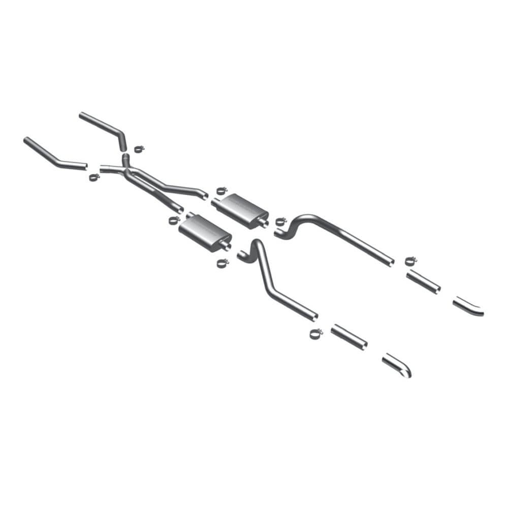 MagnaFlow 15816 Street Series Crossmember-Back Stainless Exhaust System