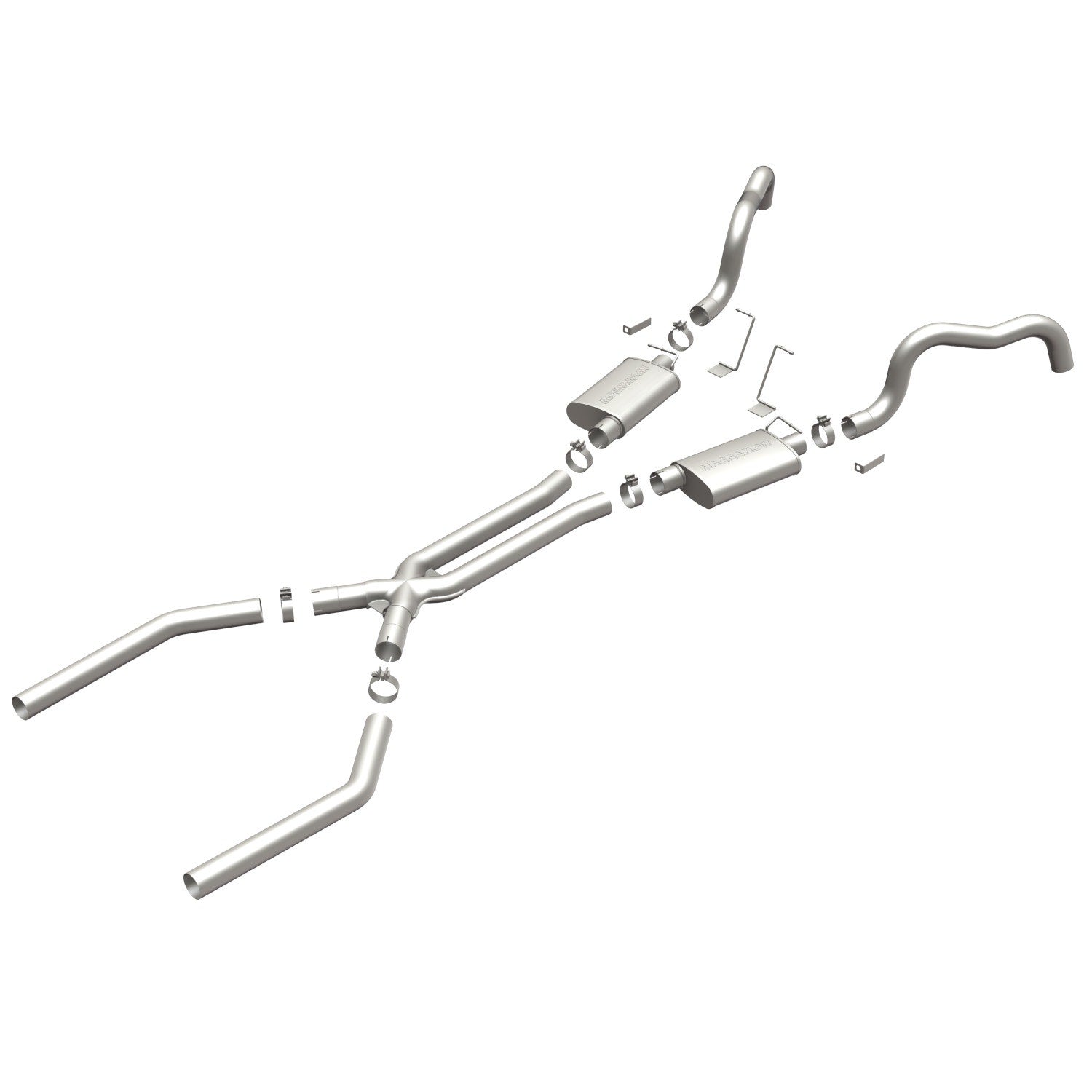 MagnaFlow 15899 Street Series Crossmember-Back Stainless Exhaust System