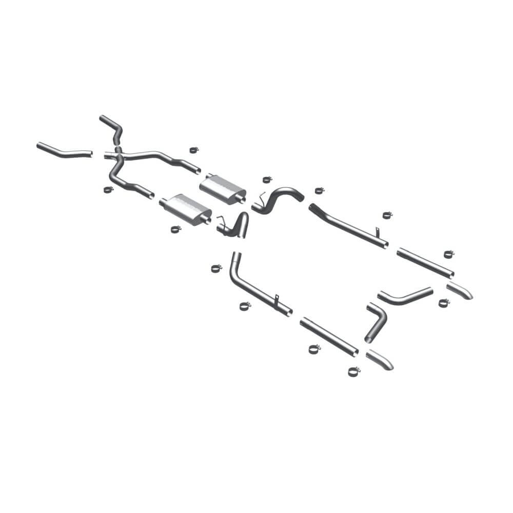 MagnaFlow 16792 Street Series Crossmember-Back Stainless Exhaust System