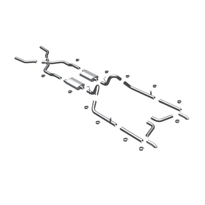 MagnaFlow 16792 Street Series Crossmember-Back Stainless Exhaust System