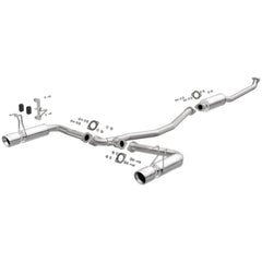 MagnaFlow 19313 Street Series Stainless Performance Cat-Back Exhaust System