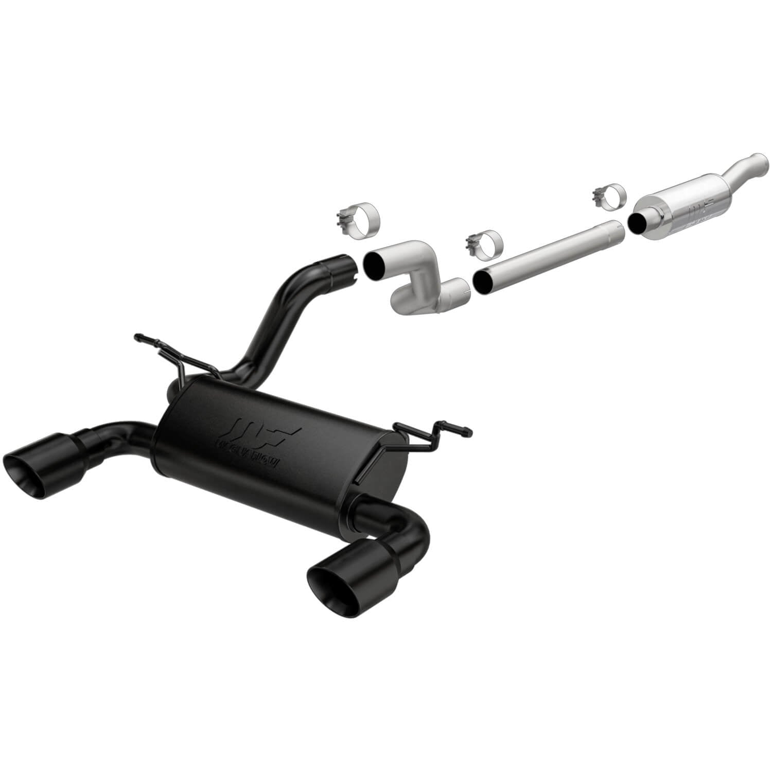 MagnaFlow 19417 MF Series Stainless Performance Axle-Back Exhaust System