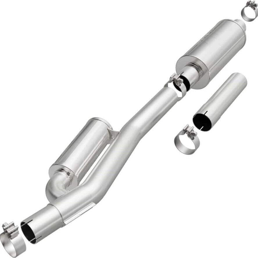 MagnaFlow 19533 Direct-Fit Stainless Steel Muffler (3" ID Center/3" OD Center)