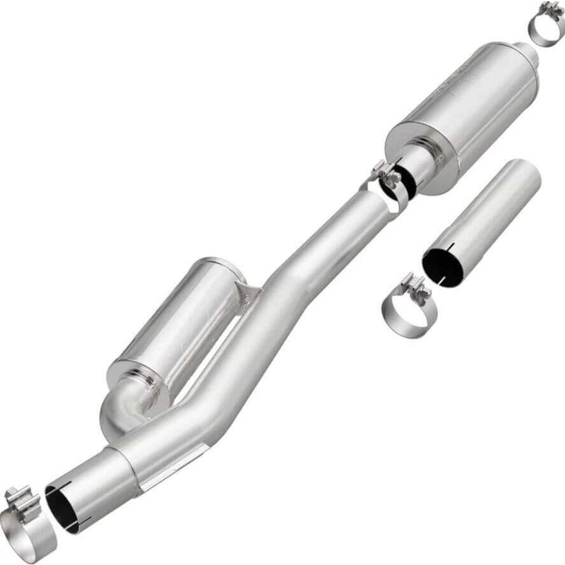 MagnaFlow 19533 Direct-Fit Stainless Steel Muffler (3" ID Center/3" OD Center)