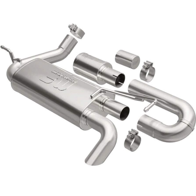 MagnaFlow 19668 Overland Series Axle-Back Stainless Exhaust System