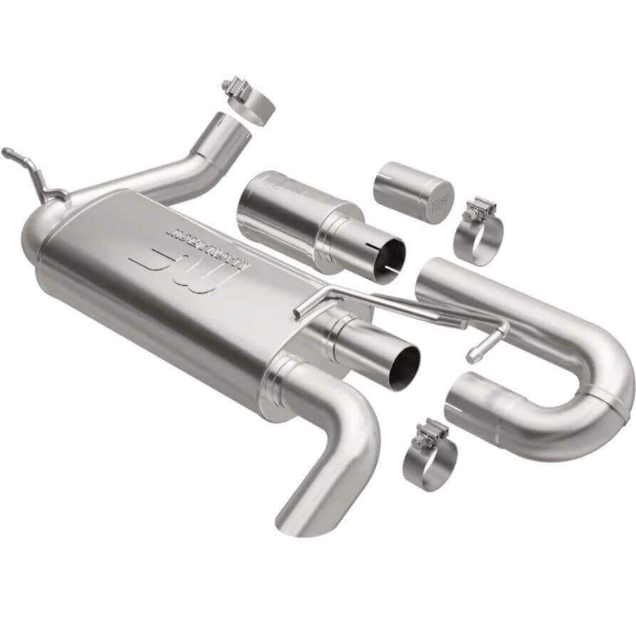 MagnaFlow 19668 Overland Series Axle-Back Stainless Exhaust System