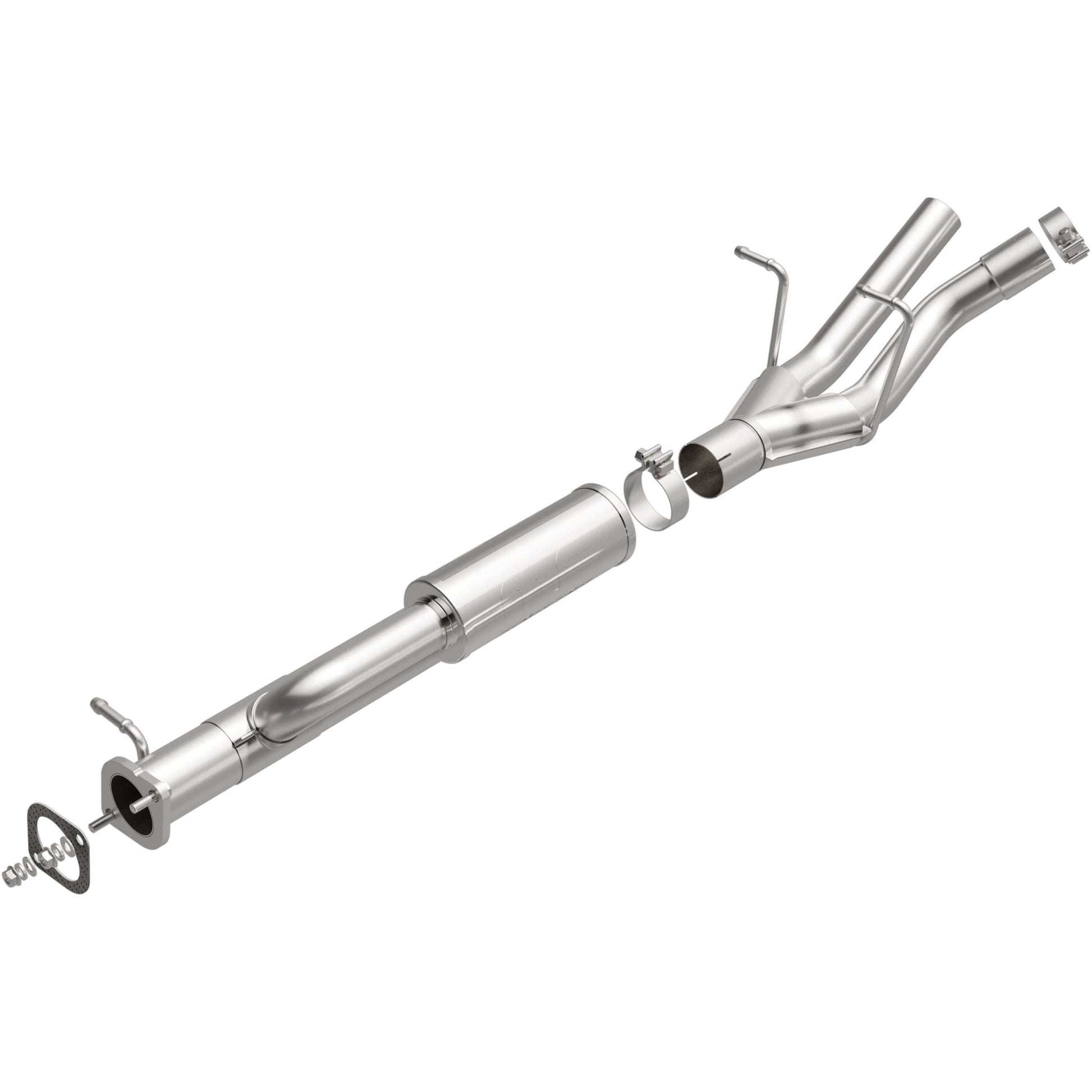 MagnaFlow 19686 Direct-Fit Stainless Steel Muffler (3.00" ID Center/3.00" OD Center)