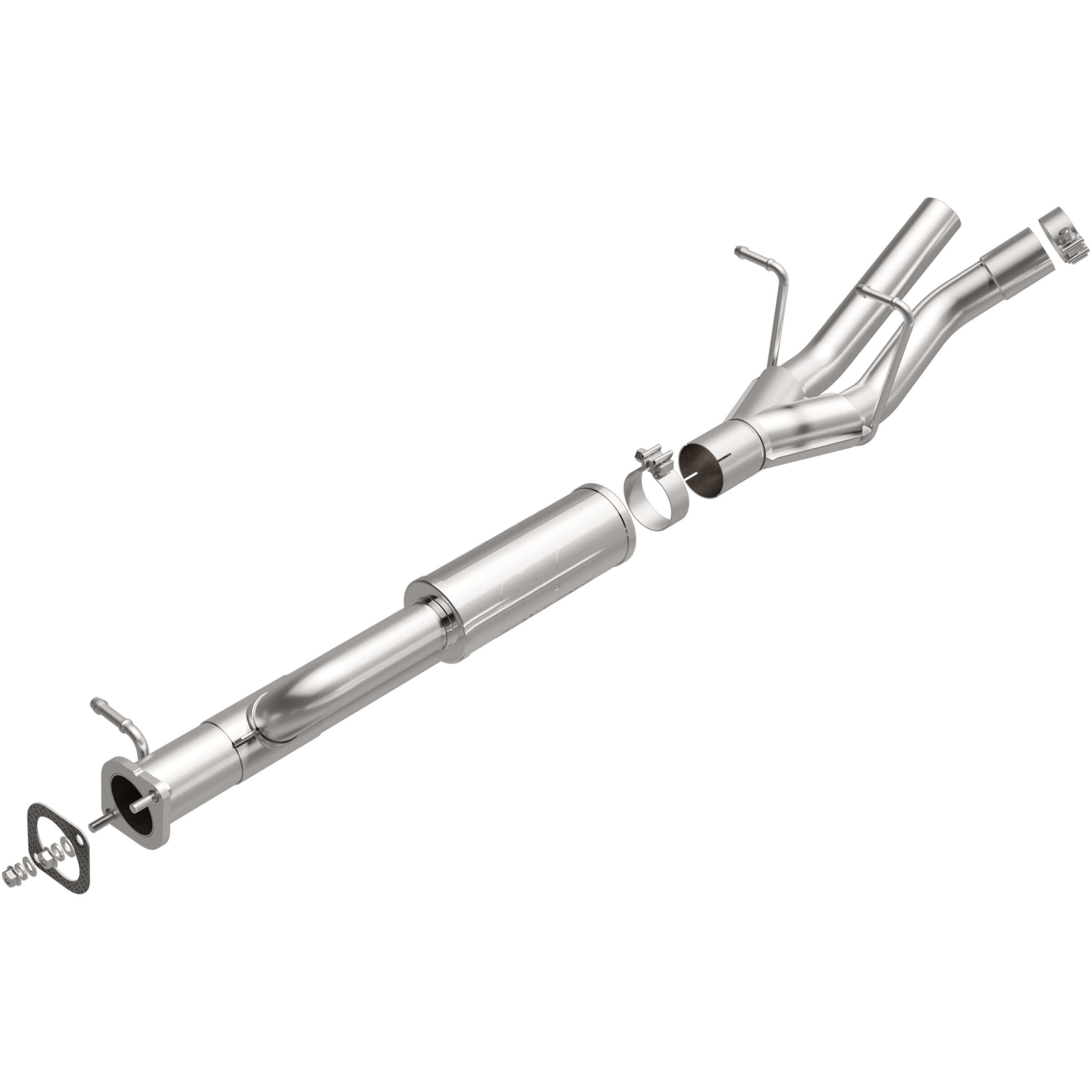 MagnaFlow 19686 Direct-Fit Stainless Steel Muffler (3.00" ID Center/3.00" OD Center)