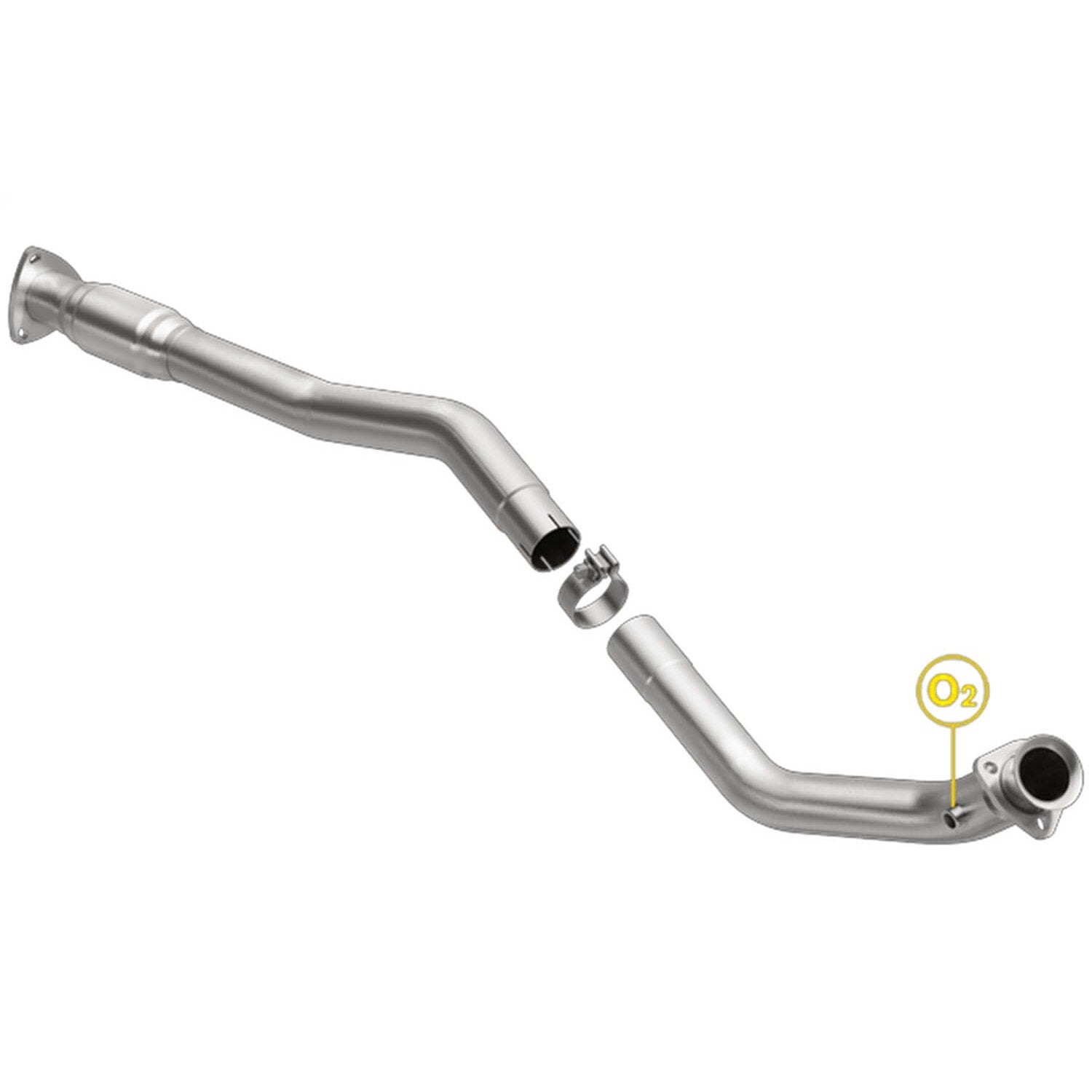 MagnaFlow 24231 Heavy Metal Series Direct Fit Stainless Catalytic Converter (3" ID/3" OD)