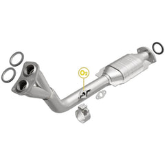 MagnaFlow 24286 Heavy Metal Direct Fit Catalytic Converter (2.25" ID/2.25" OD)
