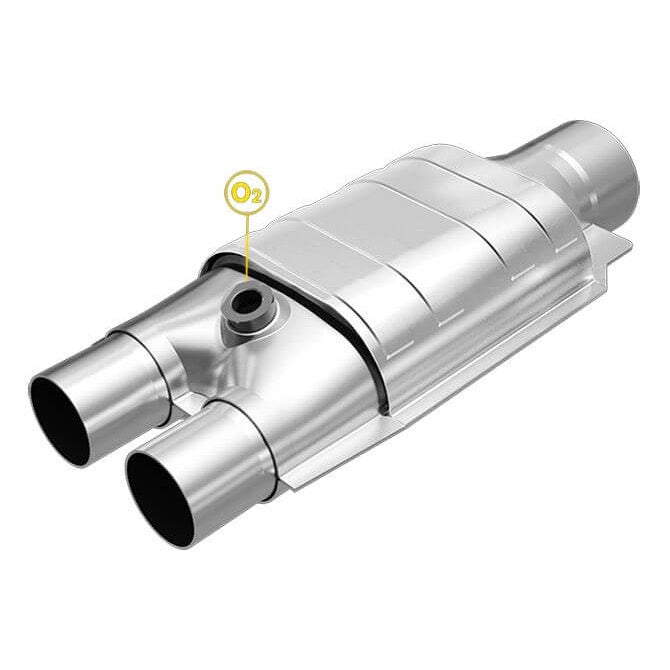MagnaFlow 3391037 Universal California Stainless Catalytic Converter (2" ID/2" OD)